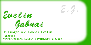 evelin gabnai business card
